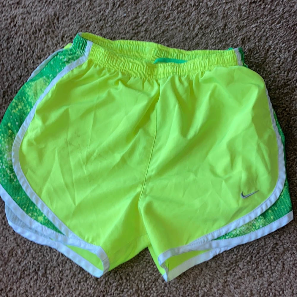Neon Yellow Nike Shorts